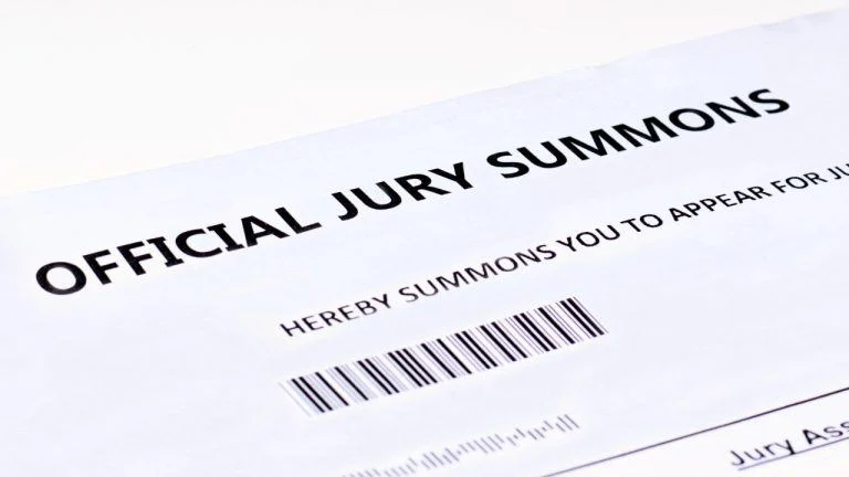 jury summon