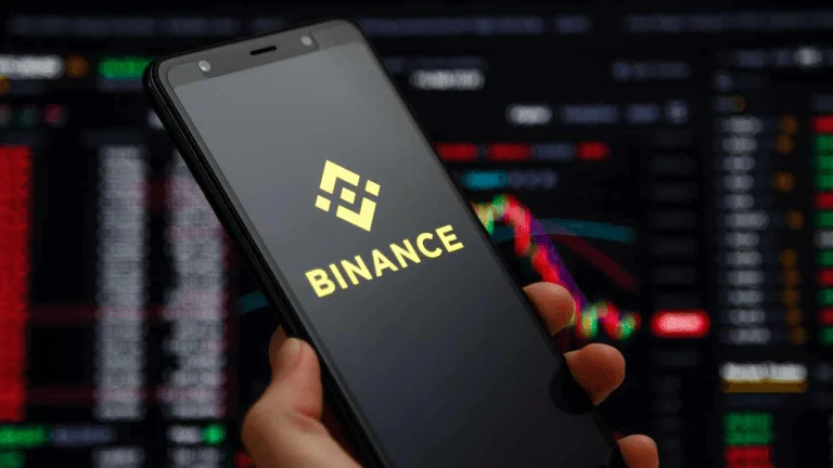 Binance App on a smartphone